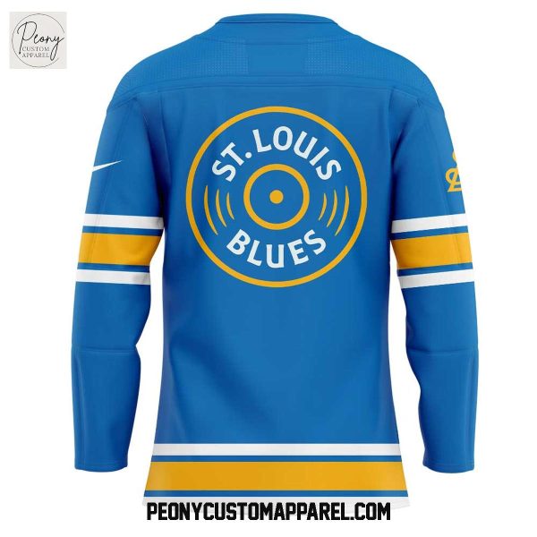 St. Louis Blues New Uniforms Remixed. Remastered. Reborn Blue Hockey Jersey