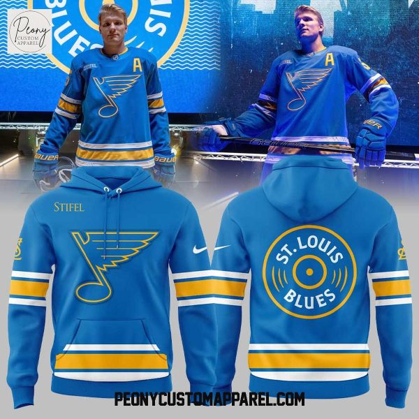 St. Louis Blues New Uniforms Remixed. Remastered. Reborn Blue Hoodie Shirt