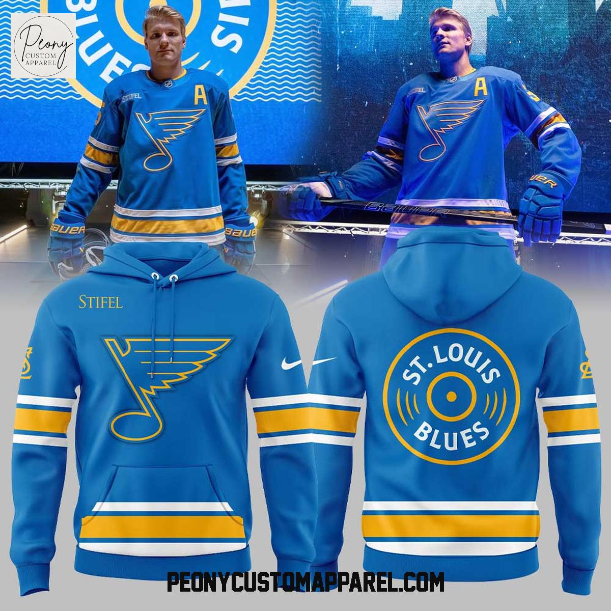 St. Louis Blues New Uniforms Remixed. Remastered. Reborn Blue Hoodie Shirt St. Louis Blues New Uniforms Remixed. Remastered. Reborn Blue Hoodie Shirt