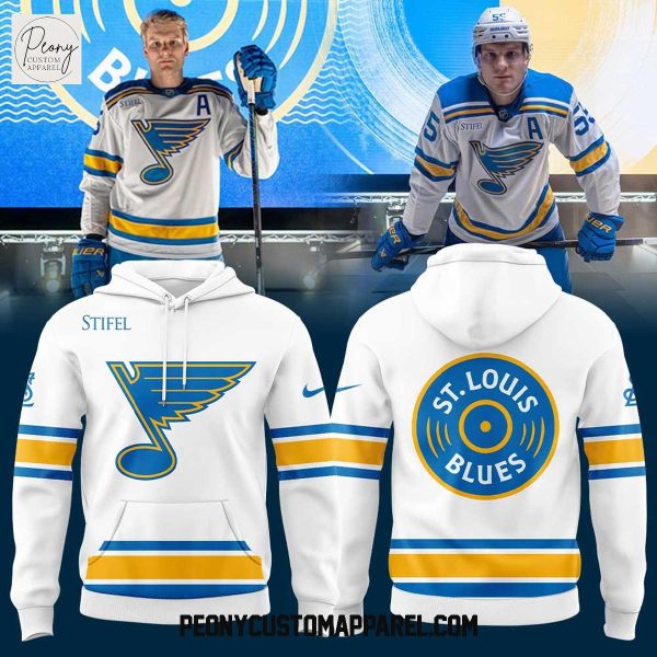 St. Louis Blues New Uniforms Remixed. Remastered. Reborn White Hoodie Shirt