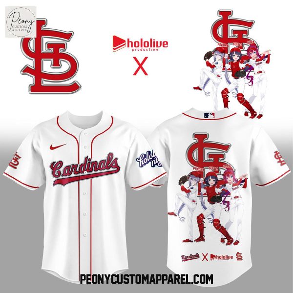 St.Louis Cardinals Hololive Night Collab Baseball Jersey
