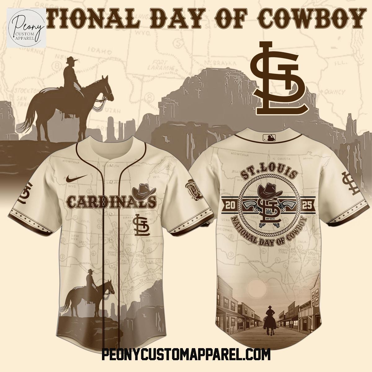 St.Louis Cardinals MLB x National Day Of Cowboys Baseball Jersey St.Louis Cardinals MLB x National Day Of Cowboys Baseball Jersey