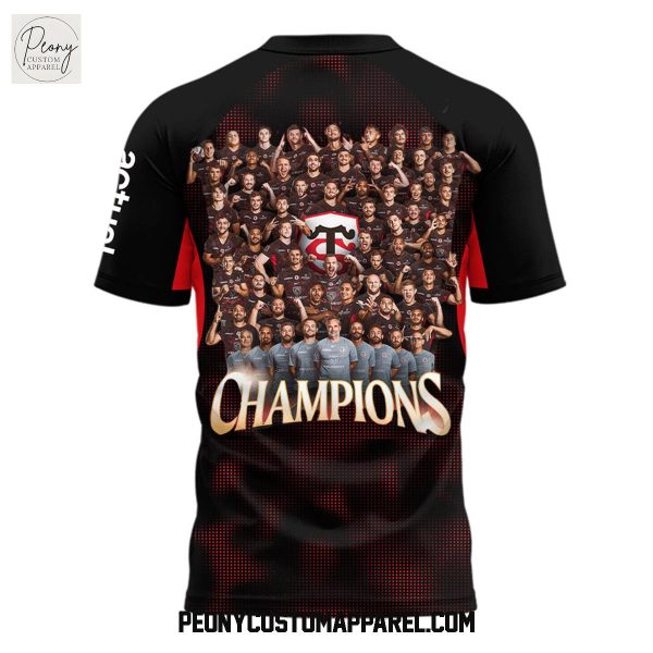 Stade Toulousain Rugby Champions 2025 24x Hoodie Shirt