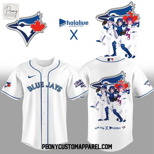 Toronto Blue Jays Hololive Night Collab Baseball Jersey
