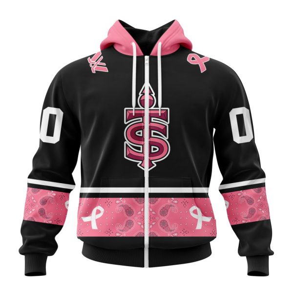 Toronto Sceptres PWHL Pink Paisley Fights Breast Cancer Hoodie Shirt