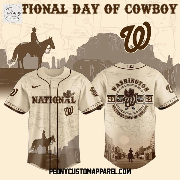 Washington Nationals MLB x National Day Of Cowboys Baseball Jersey
