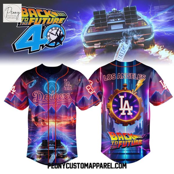 Los Angeles Dodgers x Back To The Future 2025 Baseball Jersey