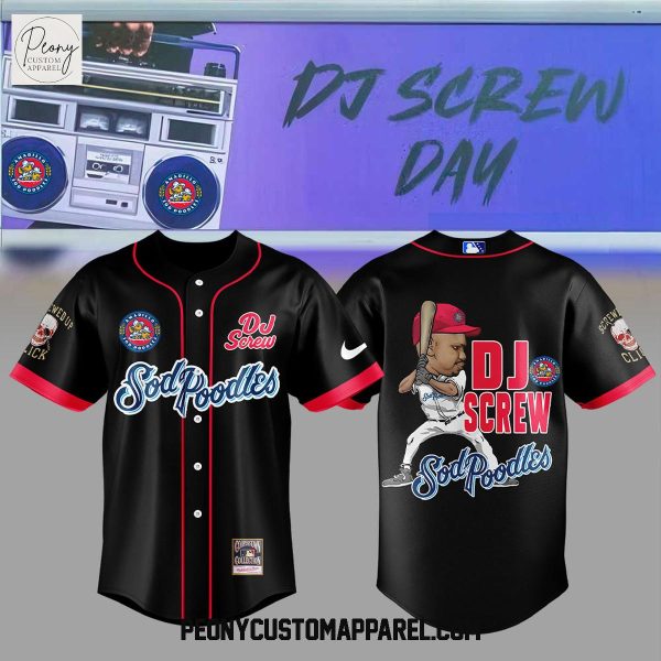 Amarillo Sod Poodles DJ Screw Baseball Jersey