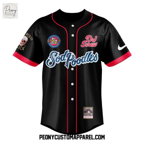 Amarillo Sod Poodles DJ Screw Baseball Jersey
