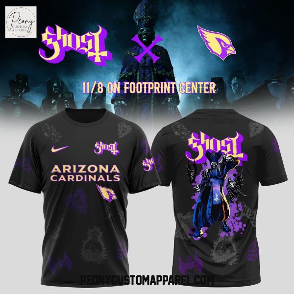 Arizona Cardinals Mix Ghost World Tour 2025 Shirt