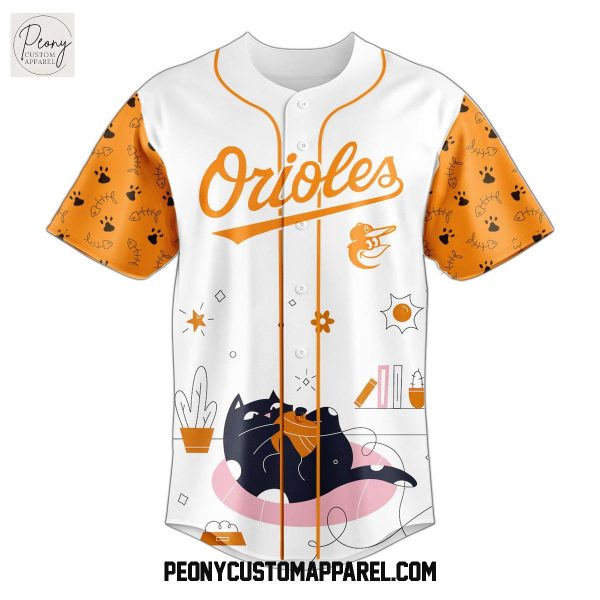 Baltimore Orioles x International Cat Day 2025 Baseball Jersey
