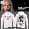 Beyonce Cowboy Carter Peach Pit Radio Atlanta Tour 2025 White Hoodie Shirt