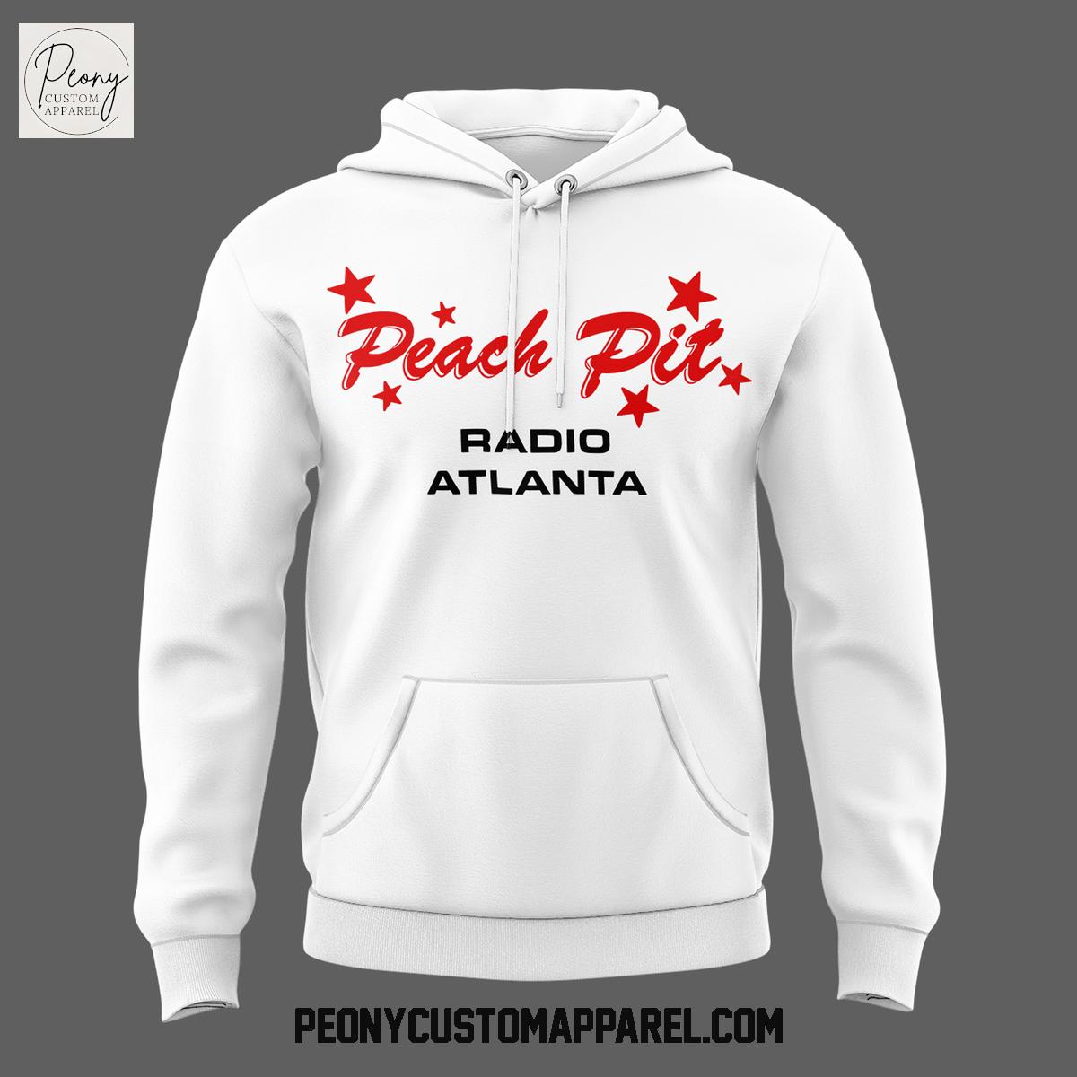 Beyonce Cowboy Carter Peach Pit Radio Atlanta Tour 2025 White Hoodie Shirt Beyonce Cowboy Carter Peach Pit Radio Atlanta Tour 2025 White Hoodie Shirt