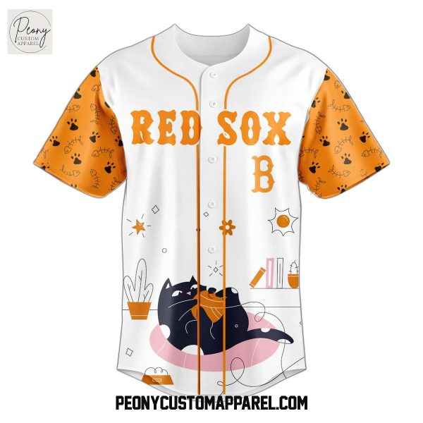 Boston Red Sox x International Cat Day 2025 Baseball Jersey