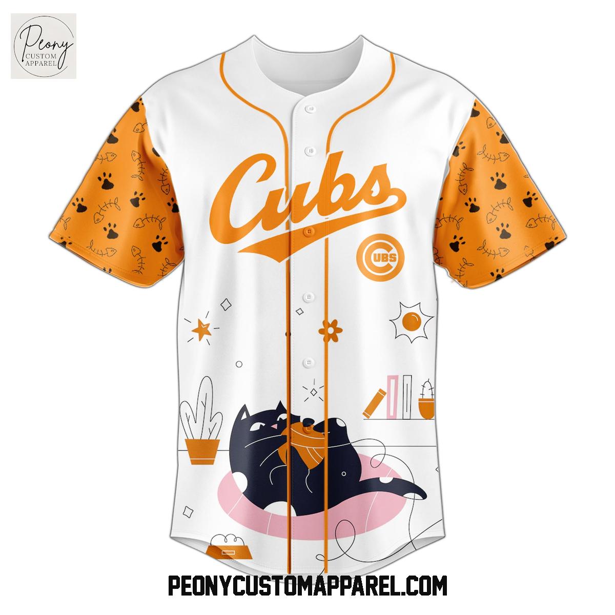 Chicago Cubs x International Cat Day 2025 Baseball Jersey Chicago Cubs x International Cat Day 2025 Baseball Jersey