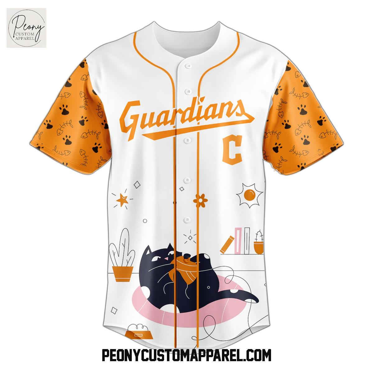 Cleveland Guardians x International Cat Day 2025 Baseball Jersey Cleveland Guardians x International Cat Day 2025 Baseball Jersey