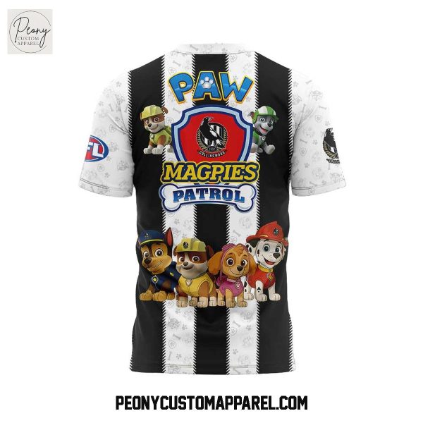Collingwood Magpies x Paw Patrol 2025 Hoodie Shirt