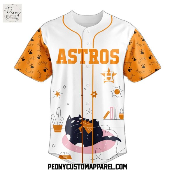 Houston Astros x International Cat Day 2025 Baseball Jersey