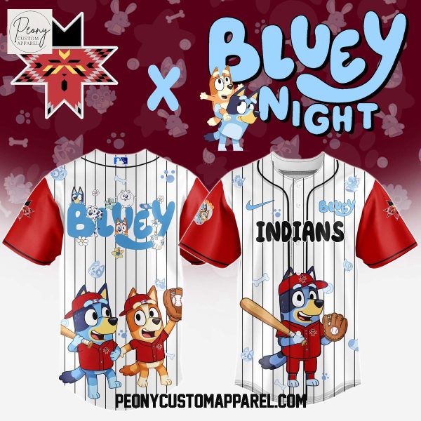 Indianapolis Indians x Bluey Night 2025 Baseball Jersey