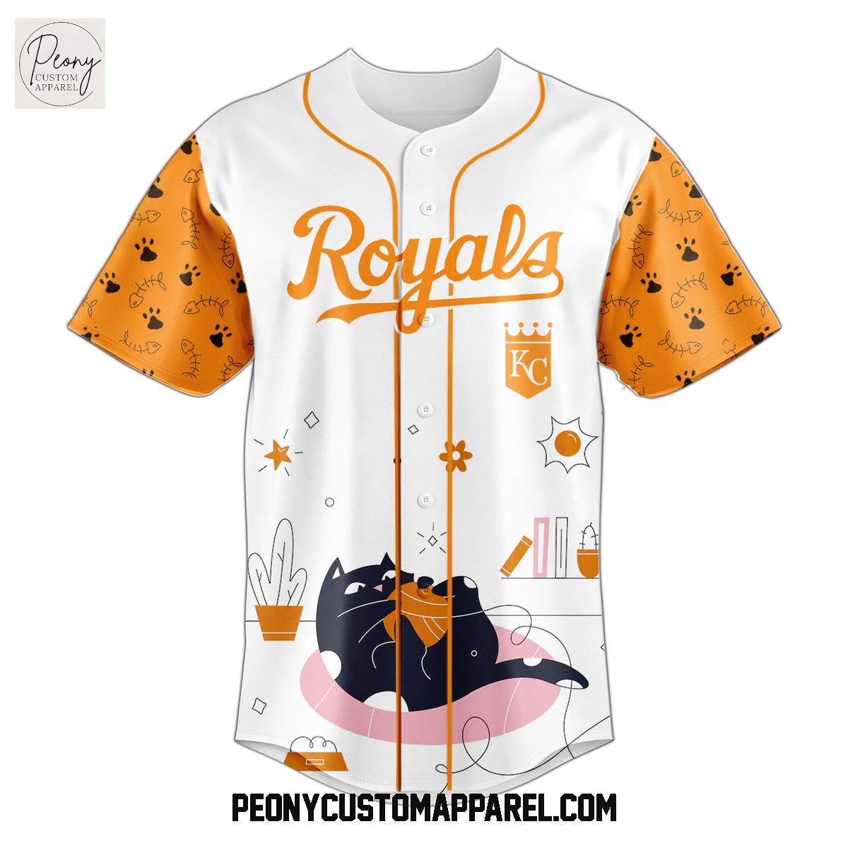 Kansas City Royals x International Cat Day 2025 Baseball Jersey Kansas City Royals x International Cat Day 2025 Baseball Jersey