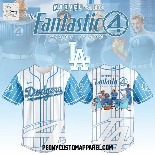 Los Angeles Dodgers x Fatastic 4 Marvel 2025 Jersey