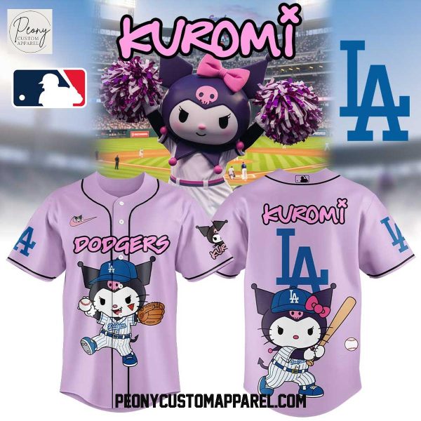 Los Angeles Dodgers x Kuromi 2025 Baseball Jersey