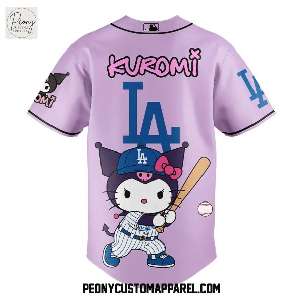 Los Angeles Dodgers x Kuromi 2025 Baseball Jersey