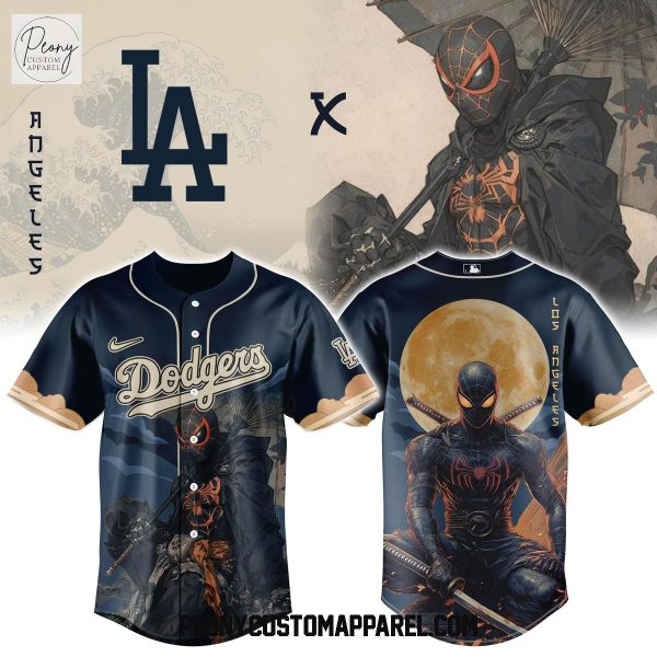 Los Angeles Dodgers x Spider Man 2025 Baseball Jersey