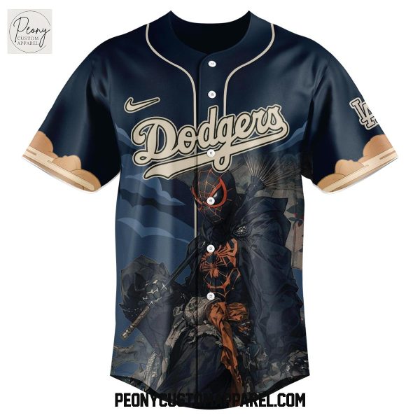 Los Angeles Dodgers x Spider Man 2025 Baseball Jersey