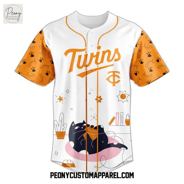 Minnesota Twins x International Cat Day 2025 Baseball Jersey