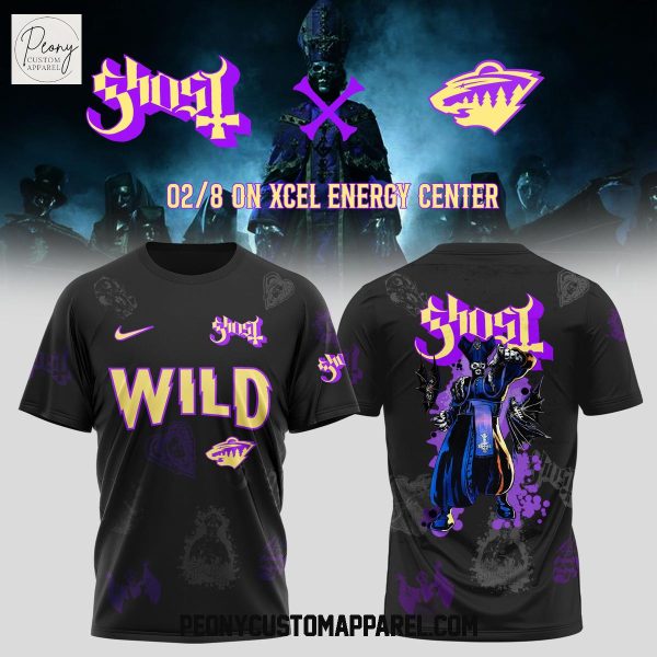 Minnesota Wild Mix Ghost World Tour 2025 Shirt