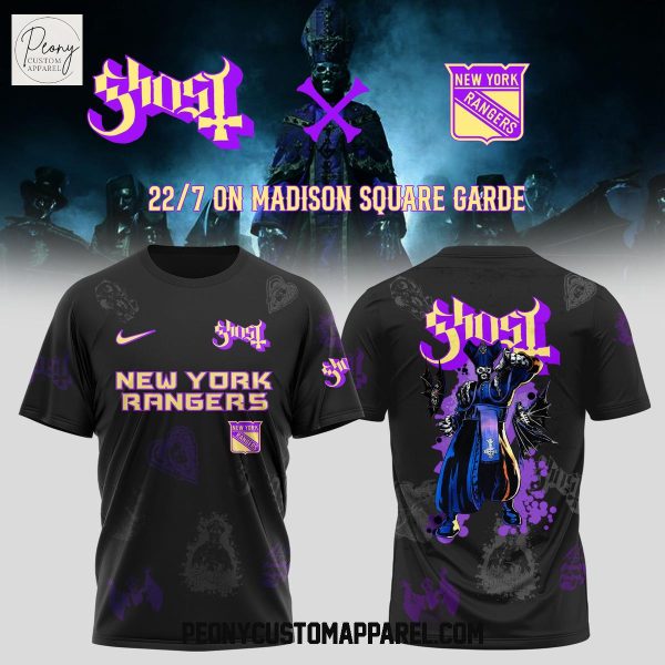 New York Rangers Mix Ghost World Tour 2025 Shirt