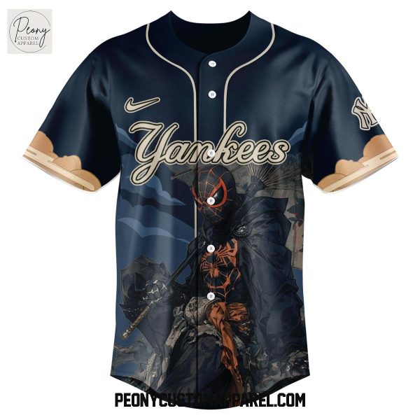 New York Yankees x Spider Man 2025 Baseball Jersey