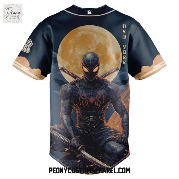 New York Yankees x Spider Man 2025 Baseball Jersey
