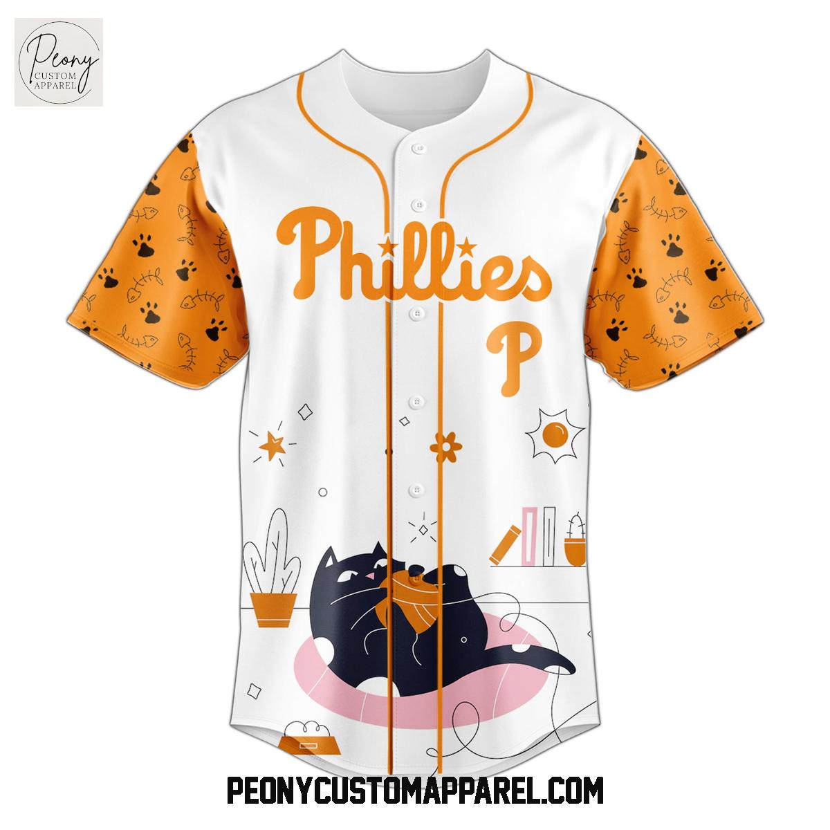 Philadelphia Phillies x International Cat Day 2025 Baseball Jersey Philadelphia Phillies x International Cat Day 2025 Baseball Jersey