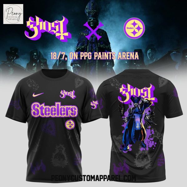 Pittsburgh Steelers Mix Ghost World Tour 2025 Shirt