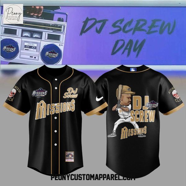 San Antonio Missions DJ Screw Baseball Jersey