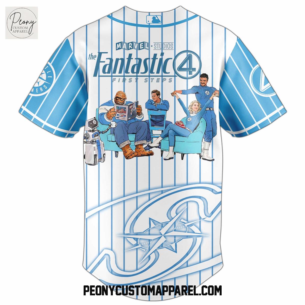 Seattle Mariners x Fatastic 4 Marvel 2025 Jersey Seattle Mariners x Fatastic 4 Marvel 2025 Jersey