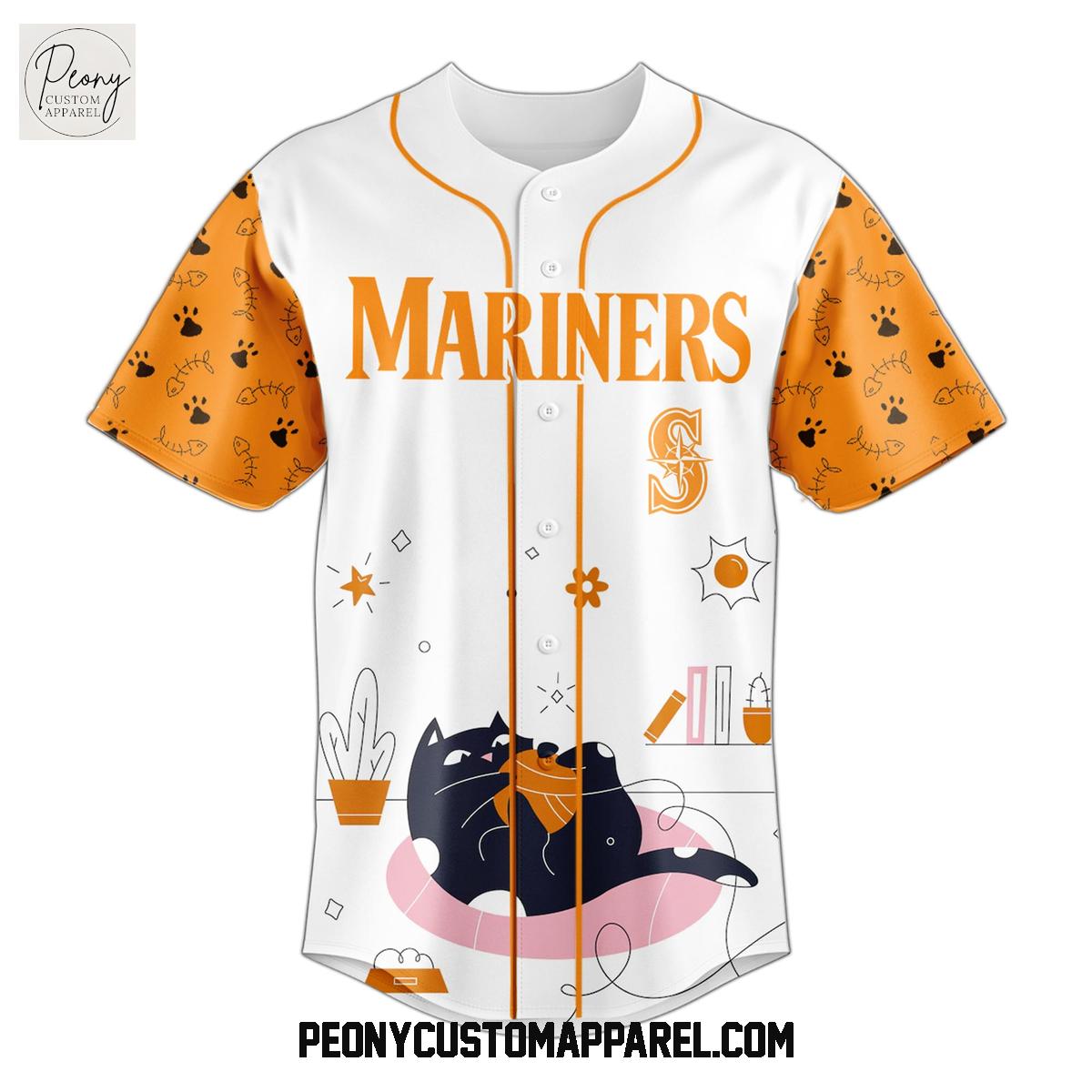 Seattle Mariners x International Cat Day 2025 Baseball Jersey Seattle Mariners x International Cat Day 2025 Baseball Jersey