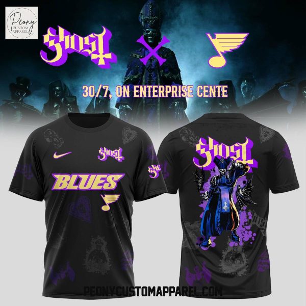 St. Louis Blues Mix Ghost World Tour 2025 Shirt