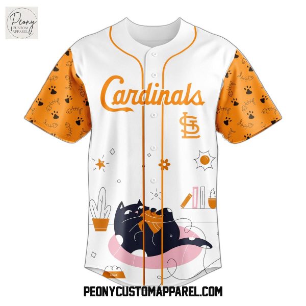 St.Louis Cardinals x International Cat Day 2025 Baseball Jersey