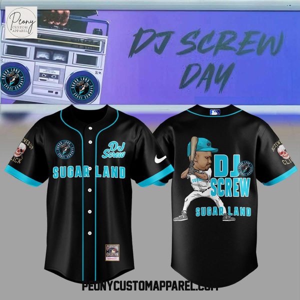 Sugar Land Space Cowboys DJ Screw Baseball Jersey