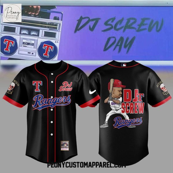 Texas Rangers DJ Screw Baseball Jersey