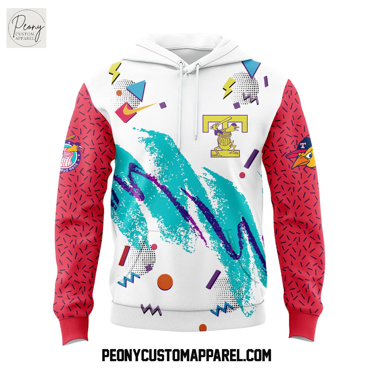 The Toledo Mud Hen 90s Baseball Hoodie Shirt The Toledo Mud Hen 90s Baseball Hoodie Shirt
