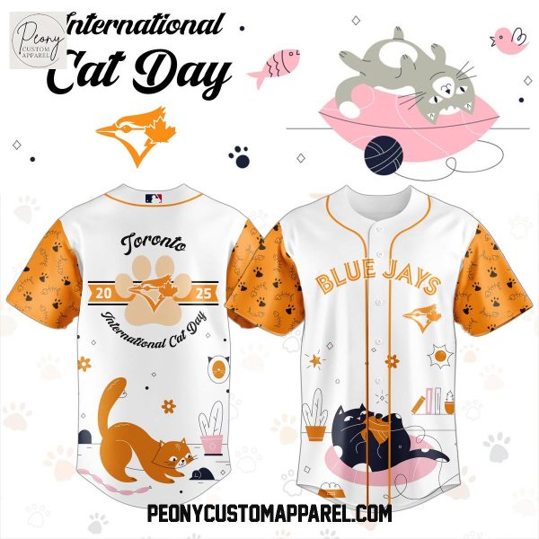 Toronto Blue Jays x International Cat Day 2025 Baseball Jersey